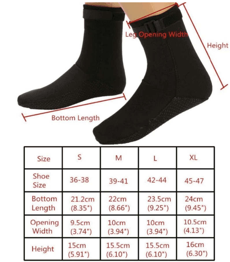 3MM Dive Socks - Skoutley Outdoors LLC