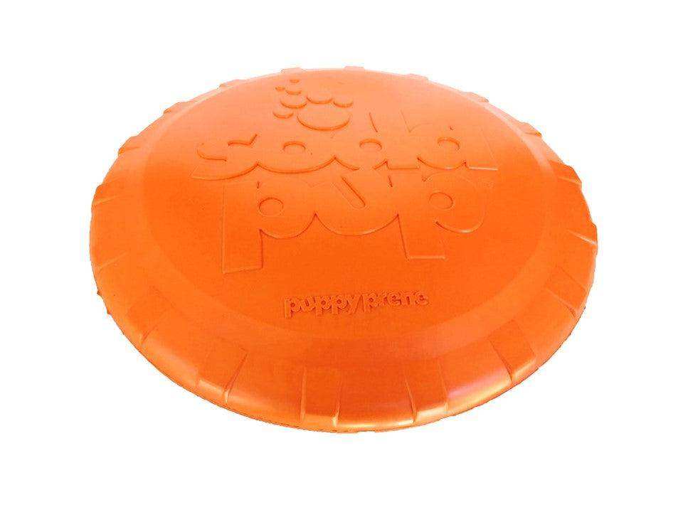 Bottle Top Flyer Durable Rubber Retrieving Frisbee - Orange - Skoutley Outdoors LLC