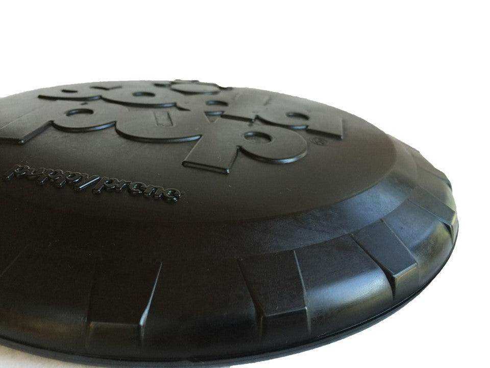 Magnum Bottle Top Flyer Ultra Durable Rubber Retrieving Frisbee - Large - Black - Skoutley Outdoors LLC