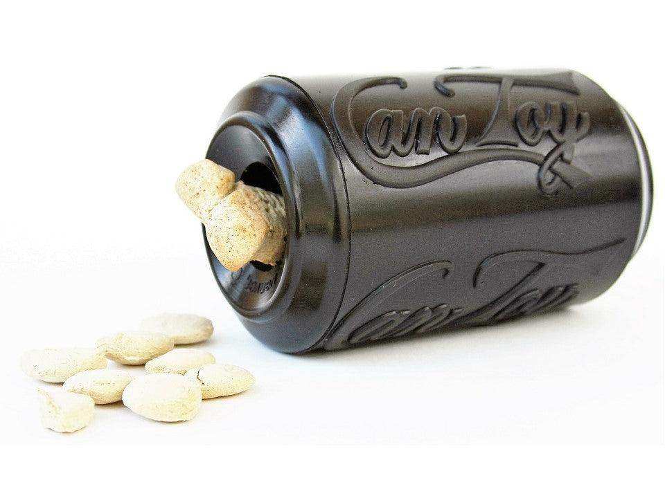 SP Magnum Can Toy eDispenser Ultra Durable Rubber Chew Toy & Treat Dispenser - Black - Skoutley Outdoors LLC