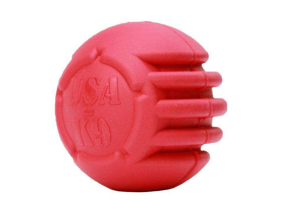 USA-K9 Stars and Stripes Ultra-Durable Rubber Chew Ball - Skoutley Outdoors LLC