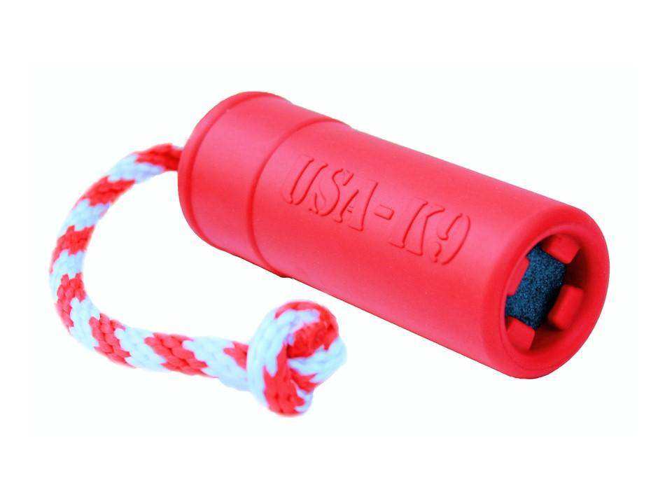 USA-K9 Firecracker Durable Rubber Floating Training Dummy - Large - Red - Skoutley Outdoors LLC