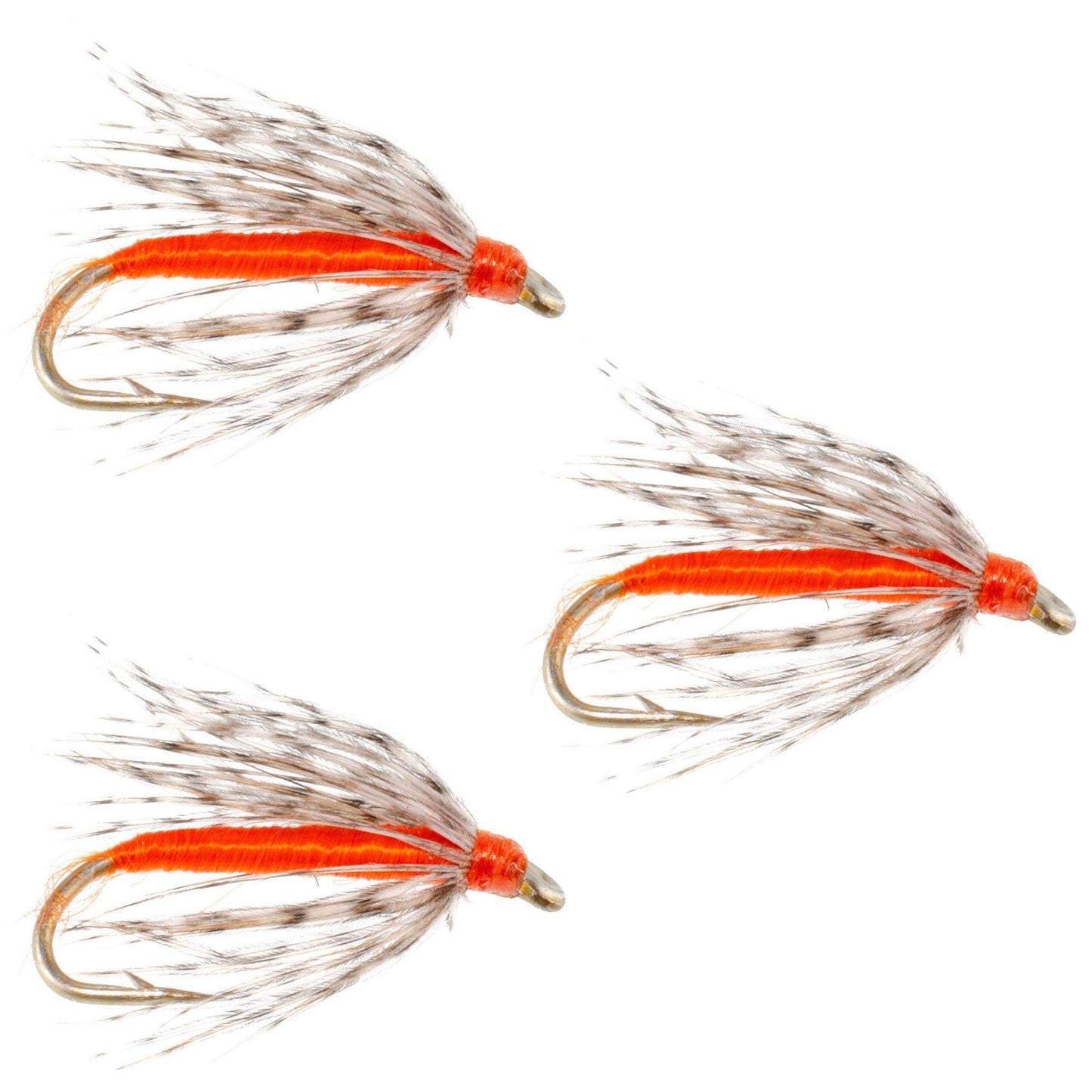 3 Pack Soft Hackle Partridge and Orange Fly Fishing Wet Flies - Hook Size 16 - Skoutley Outdoors LLC