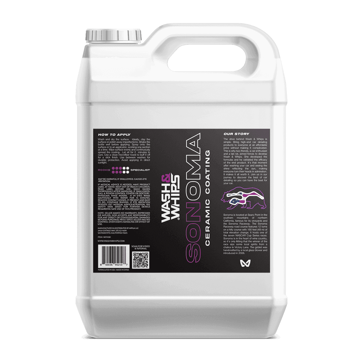 WASH&WHIPS Sonoma Ceramic Finishing Coating Spray - 9H - Skoutley Outdoors LLC