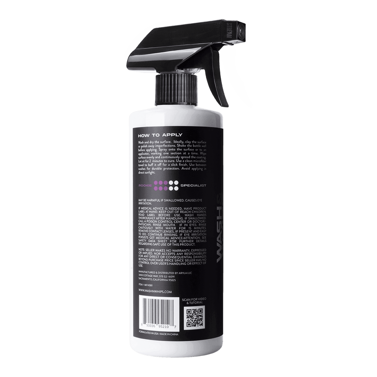 WASH&WHIPS Sonoma Ceramic Finishing Coating Spray - 9H - Skoutley Outdoors LLC