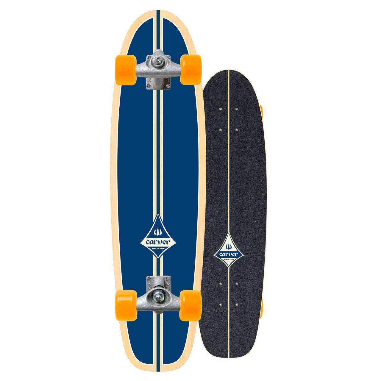 Carver Surfrider C5 Surfskate Complete (V4) - 29″ Blue - Skoutley Outdoors LLC