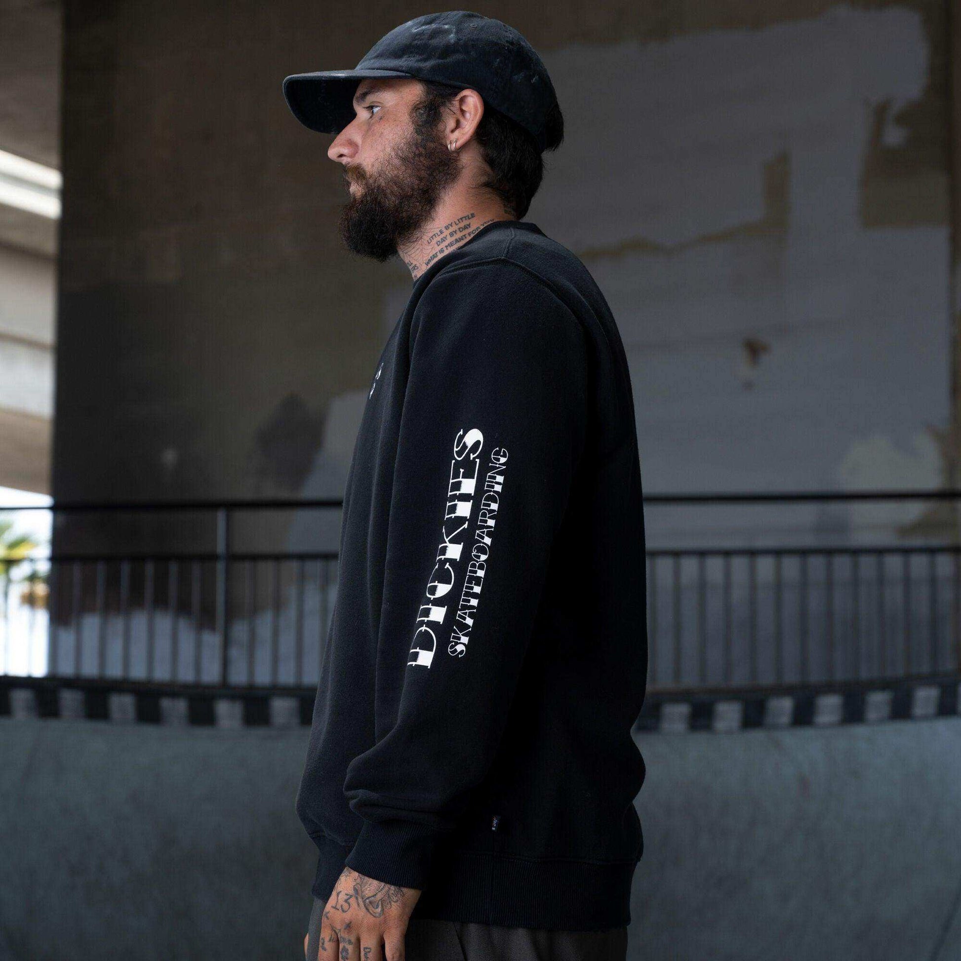 Dickies Ronnie Sandoval Relaxed Fit Sweatshirt - Black - Skoutley Outdoors LLC