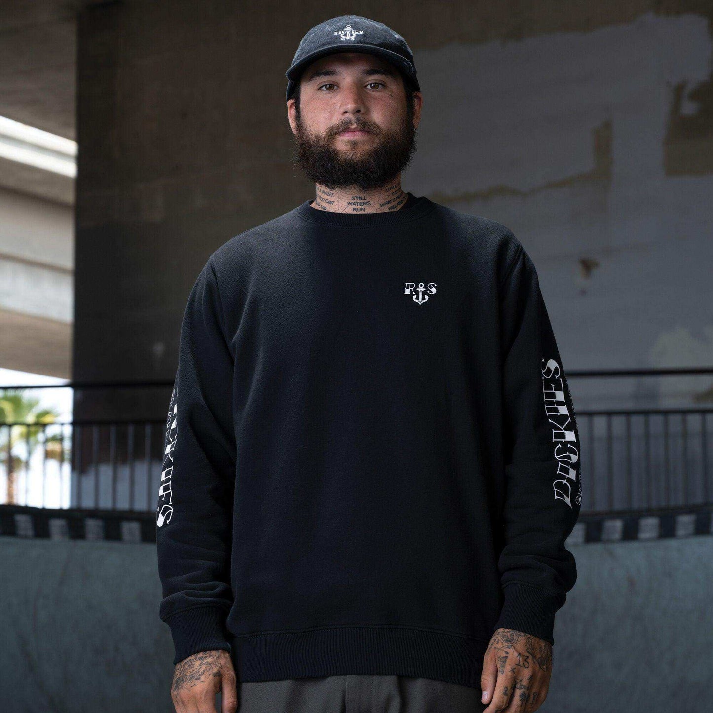 Dickies Ronnie Sandoval Relaxed Fit Sweatshirt - Black - Skoutley Outdoors LLC