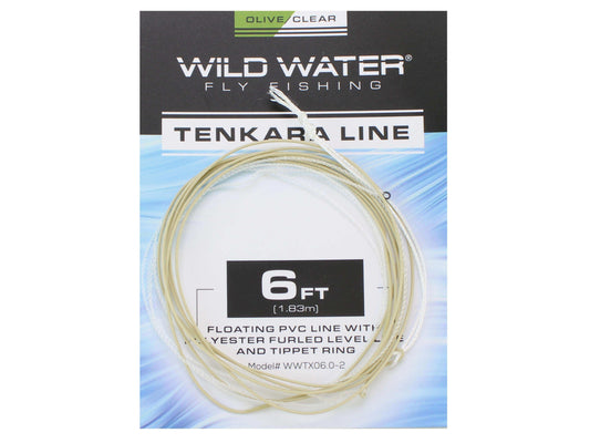 6' Olive PVC Tenkara Line with Furled Level Line | Wild Water Fly Fishing - Skoutley Outdoors LLC