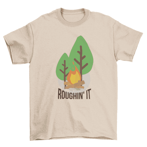 Rough Camping T-Shirt - Skoutley Outdoors LLC