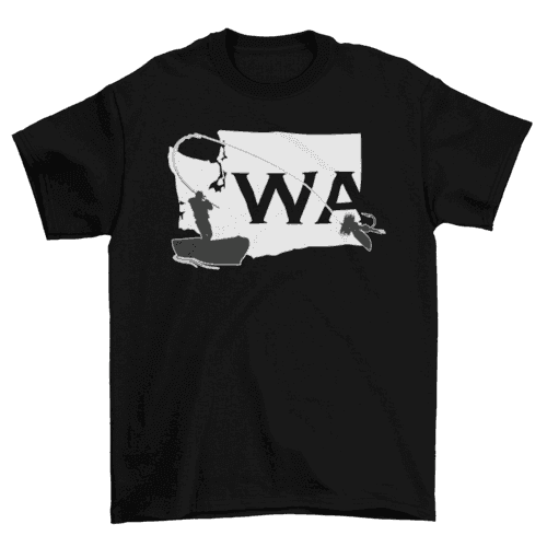 Washington State Fly Fishing T-shirt - Skoutley Outdoors LLC