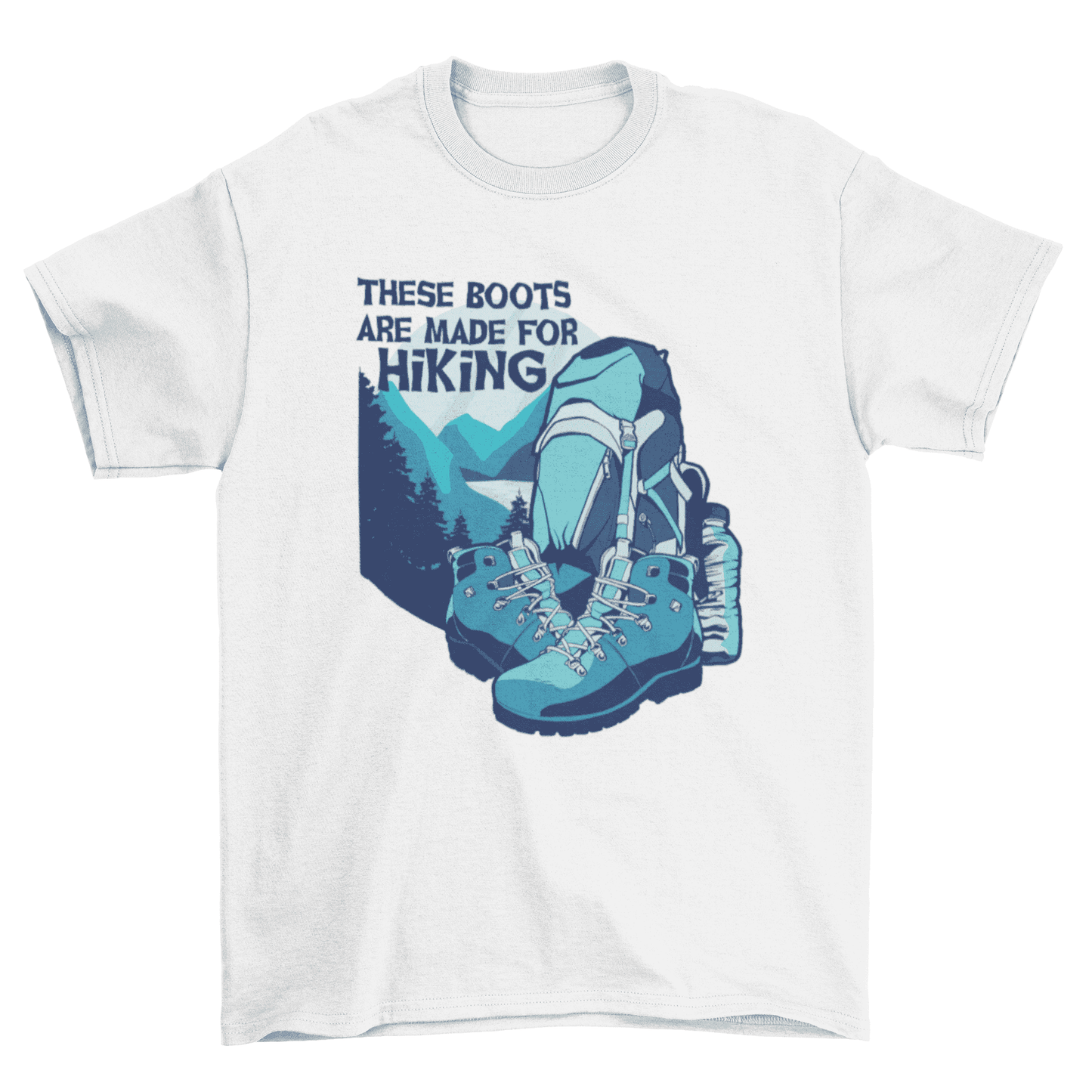 Boots for hiking t-shirt - Skoutley Outdoors LLC