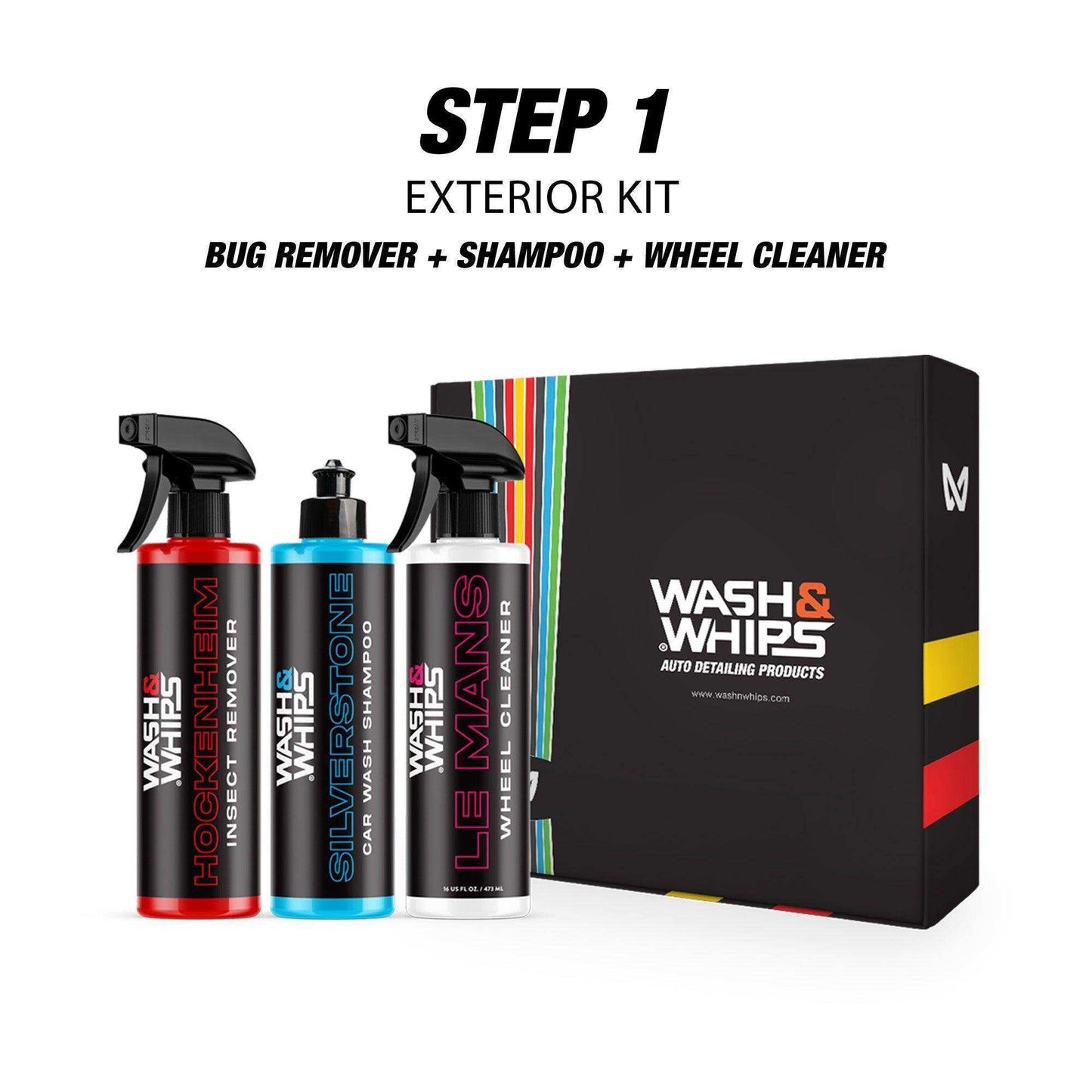 WASH&WHIPS 3-Step Car Care System - Skoutley Outdoors LLC