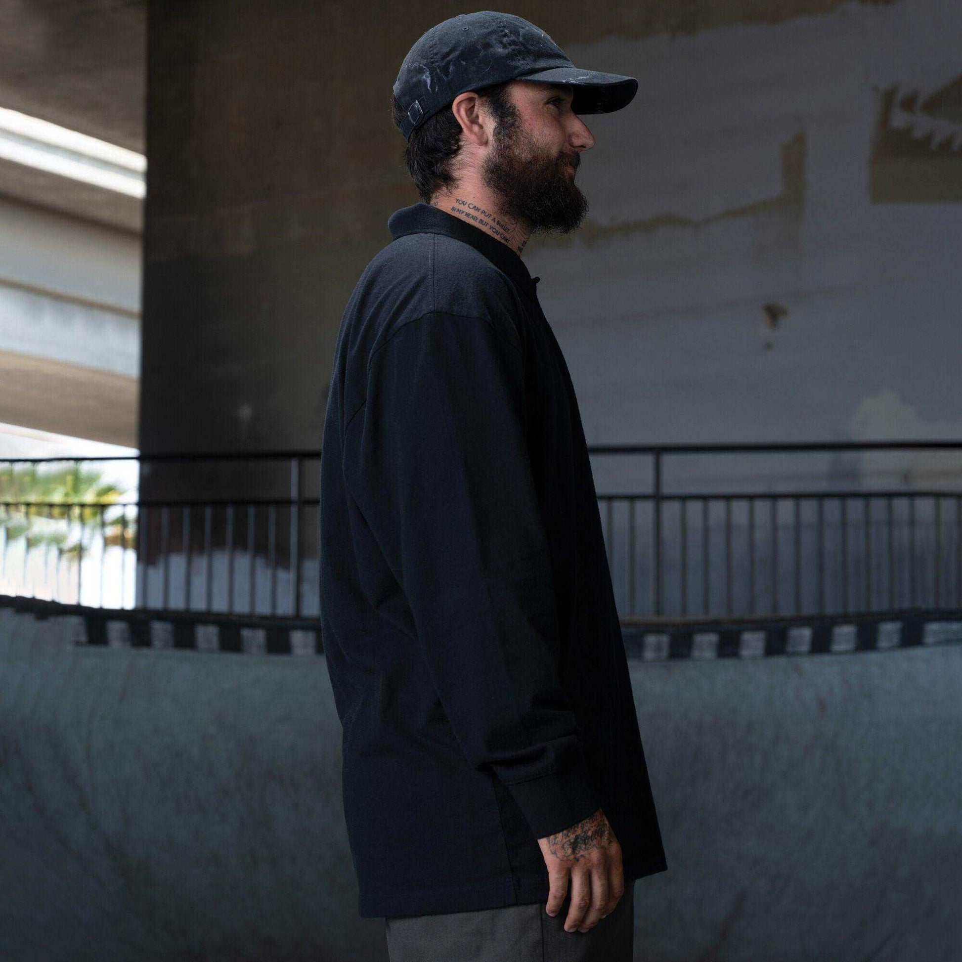 Dickies Ronnie Sandoval Long Sleeve Polo - Black - Skoutley Outdoors LLC