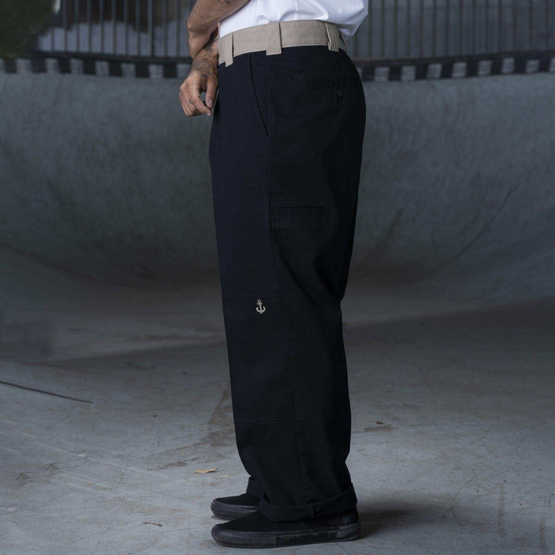 Dickies Ronnie Sandoval Double Knee Pants - Black/Desert Sand Color Block - Skoutley Outdoors LLC