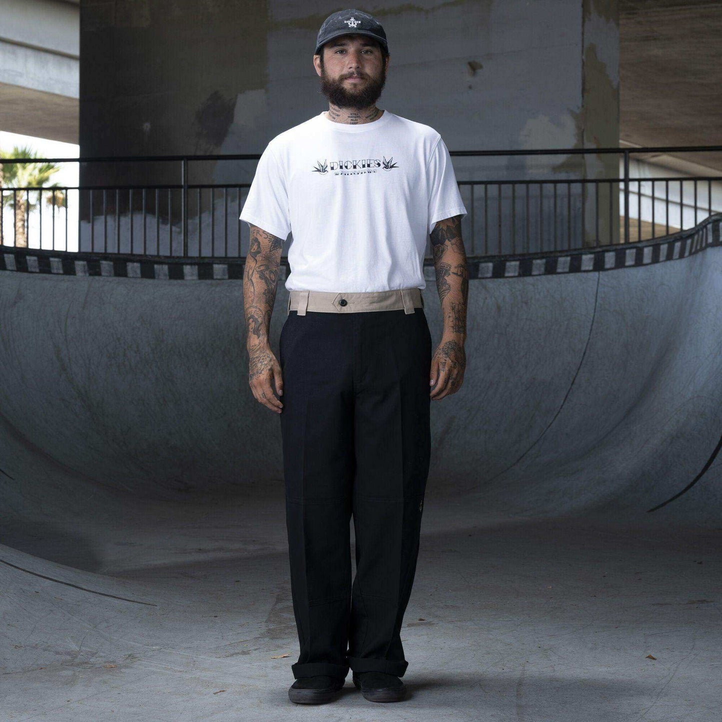 Dickies Ronnie Sandoval Double Knee Pants - Black/Desert Sand Color Block - Skoutley Outdoors LLC