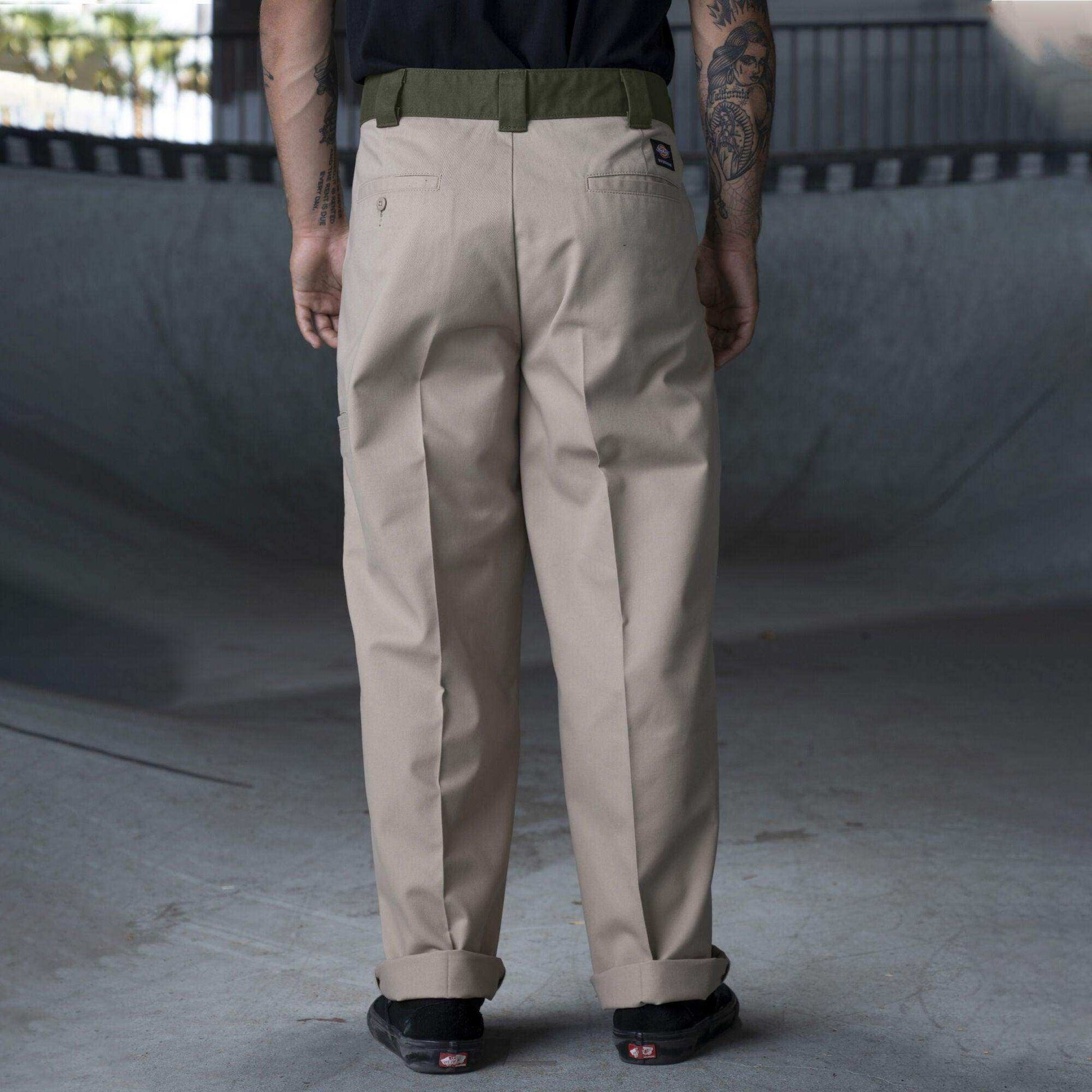 Dickies Ronnie Sandoval Double Knee Pants - Desert Sand/Olive Color Block - Skoutley Outdoors LLC