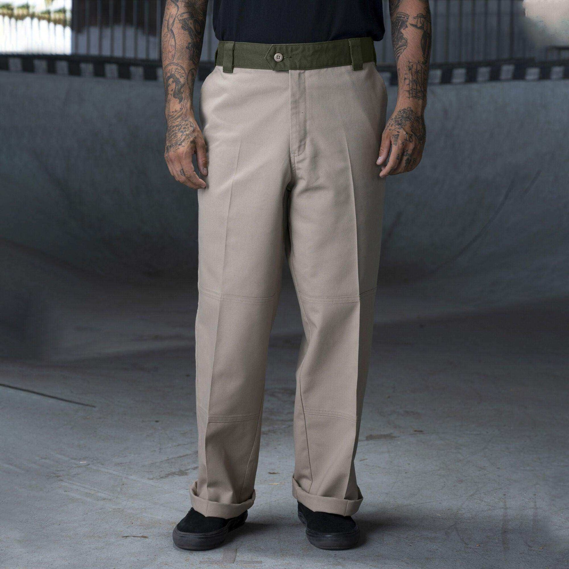 Dickies Ronnie Sandoval Double Knee Pants - Desert Sand/Olive Color Block - Skoutley Outdoors LLC