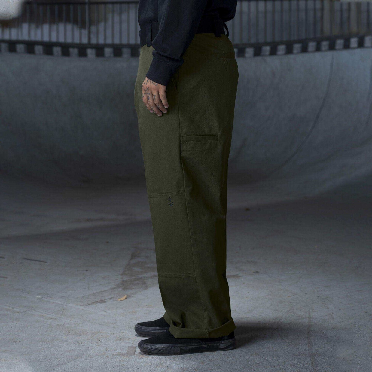 Dickies Ronnie Sandoval Double Knee Pants - Olive Green/Black Color Block - Skoutley Outdoors LLC