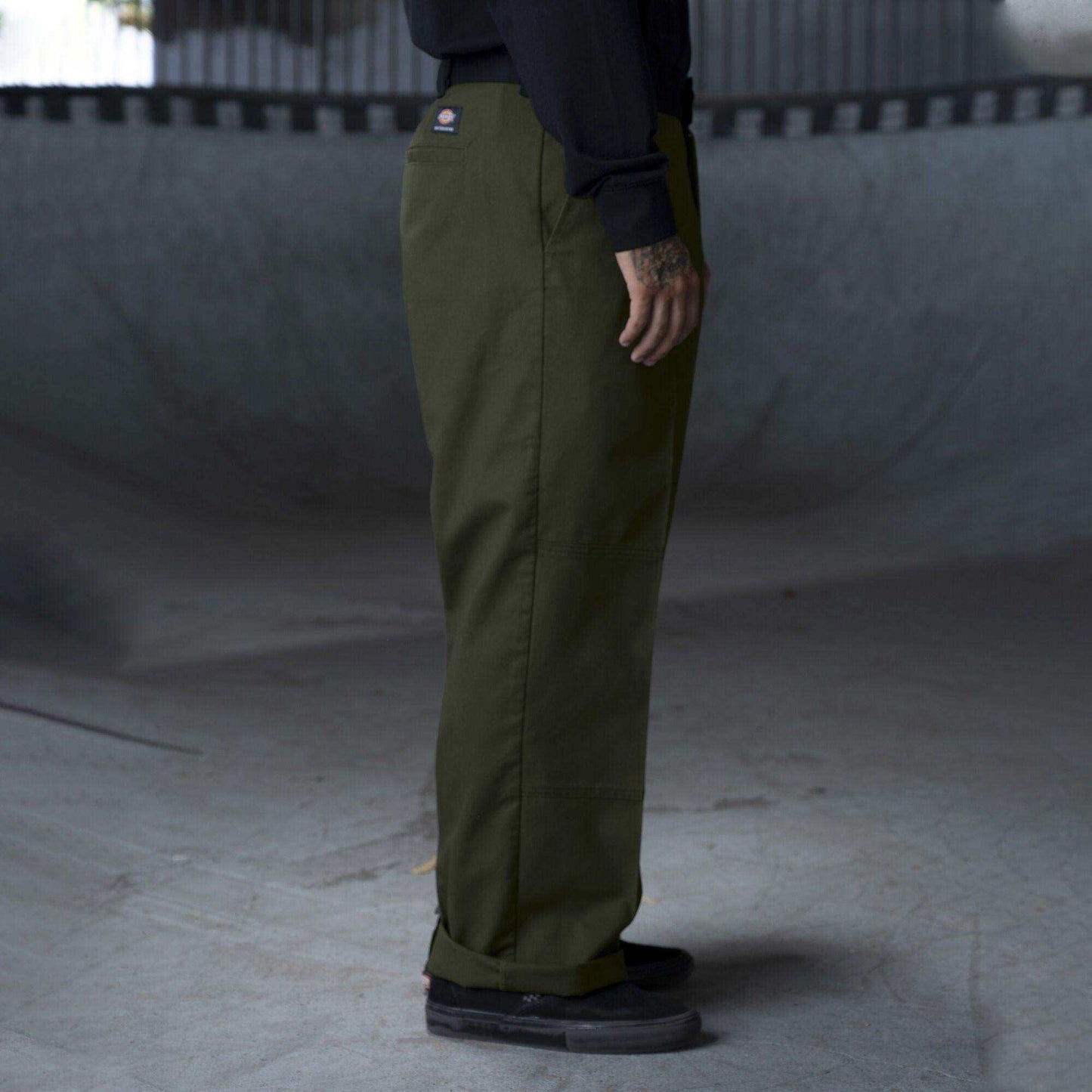 Dickies Ronnie Sandoval Double Knee Pants - Olive Green/Black Color Block - Skoutley Outdoors LLC