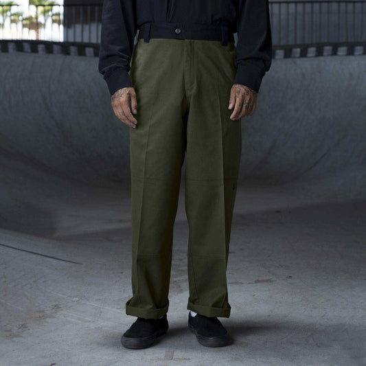 Dickies Ronnie Sandoval Double Knee Pants - Olive Green/Black Color Block - Skoutley Outdoors LLC