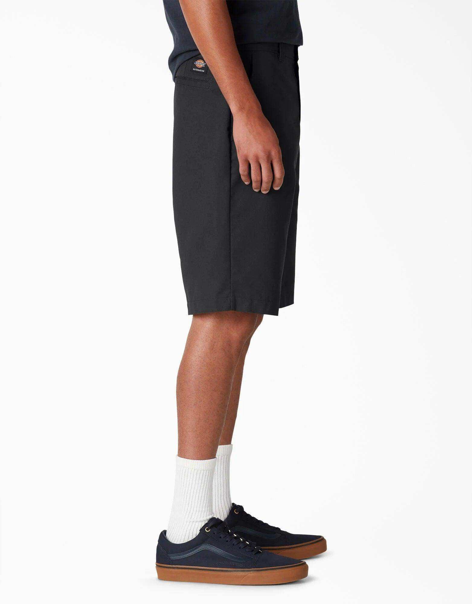 Dickies Skateboarding Slim Fit Shorts - Black (BK) - Skoutley Outdoors LLC