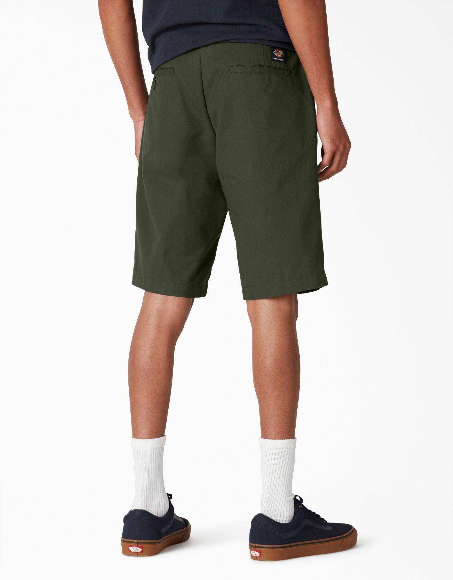 Dickies Skateboarding Slim Fit Shorts - Olive Green (OG) - Skoutley Outdoors LLC