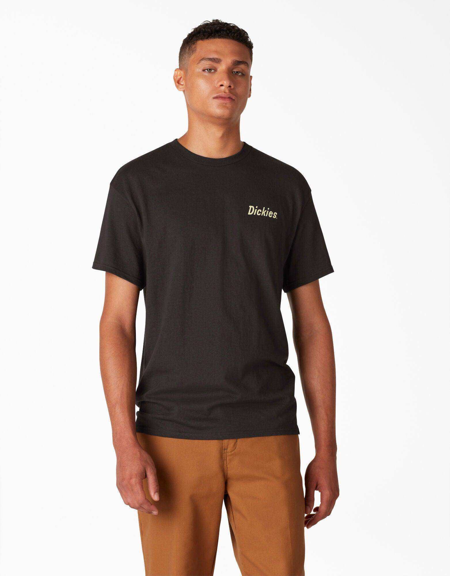 Dickies Skateboarding Split Graphic T-Shirt - Black (BK) - Skoutley Outdoors LLC