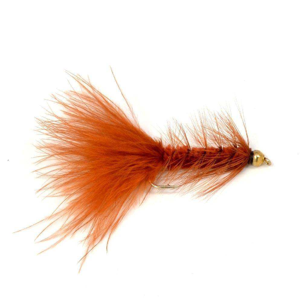 Bead Head Crystal Woolly Bugger Streamer Flies - Set of 12 Bass and Trout Flies - Hook Size 8 - Skoutley Outdoors LLC