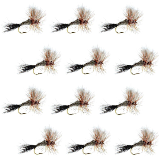 Ausable Wulff Classic Dry Fly 1 Dozen Flies Hook Size 14 - Skoutley Outdoors LLC