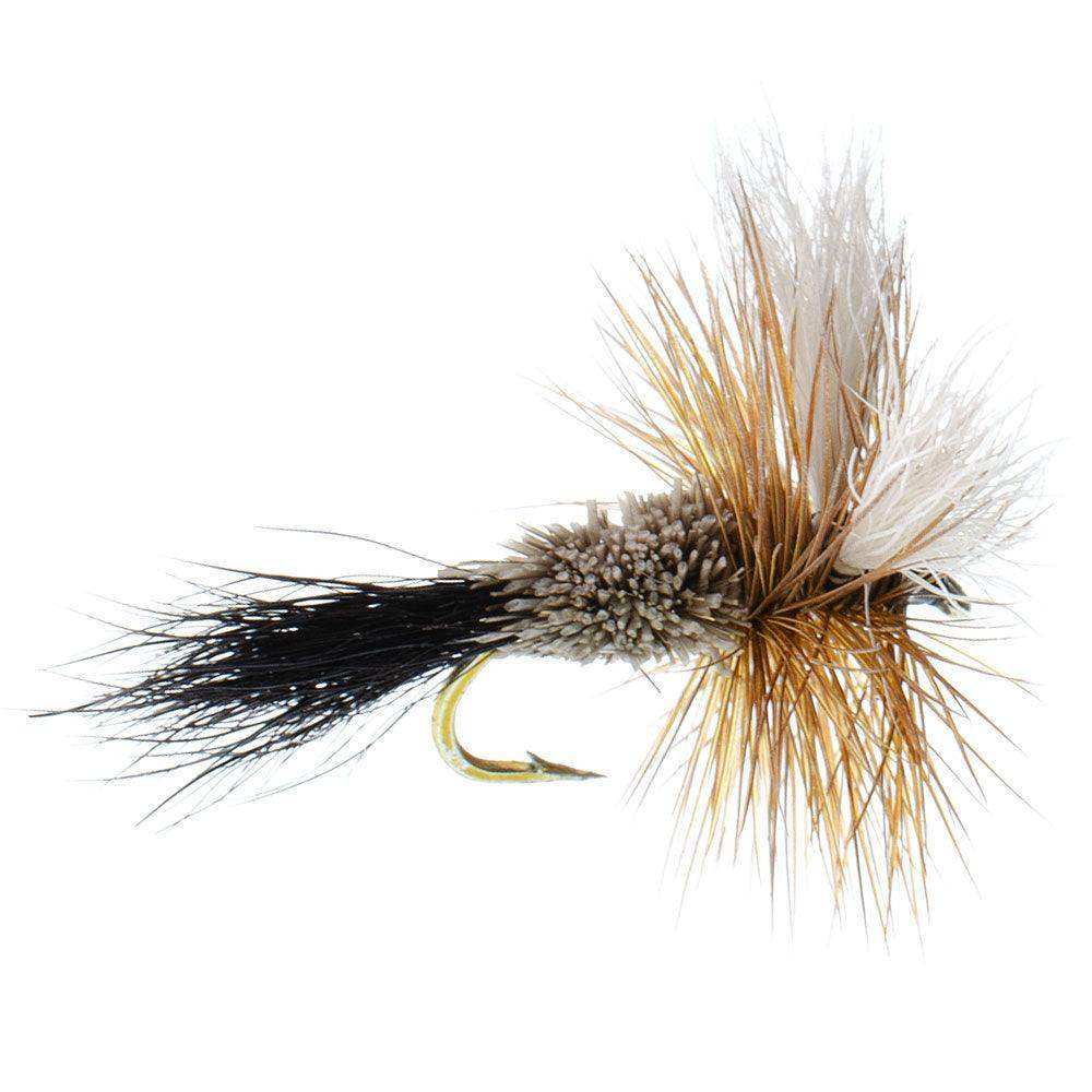 Basics Collection - Wulff Dry Fly Assortment - 10 Dry Fishing Flies - 5 Patterns - Hook Sizes 10, 12, 14 - Skoutley Outdoors LLC