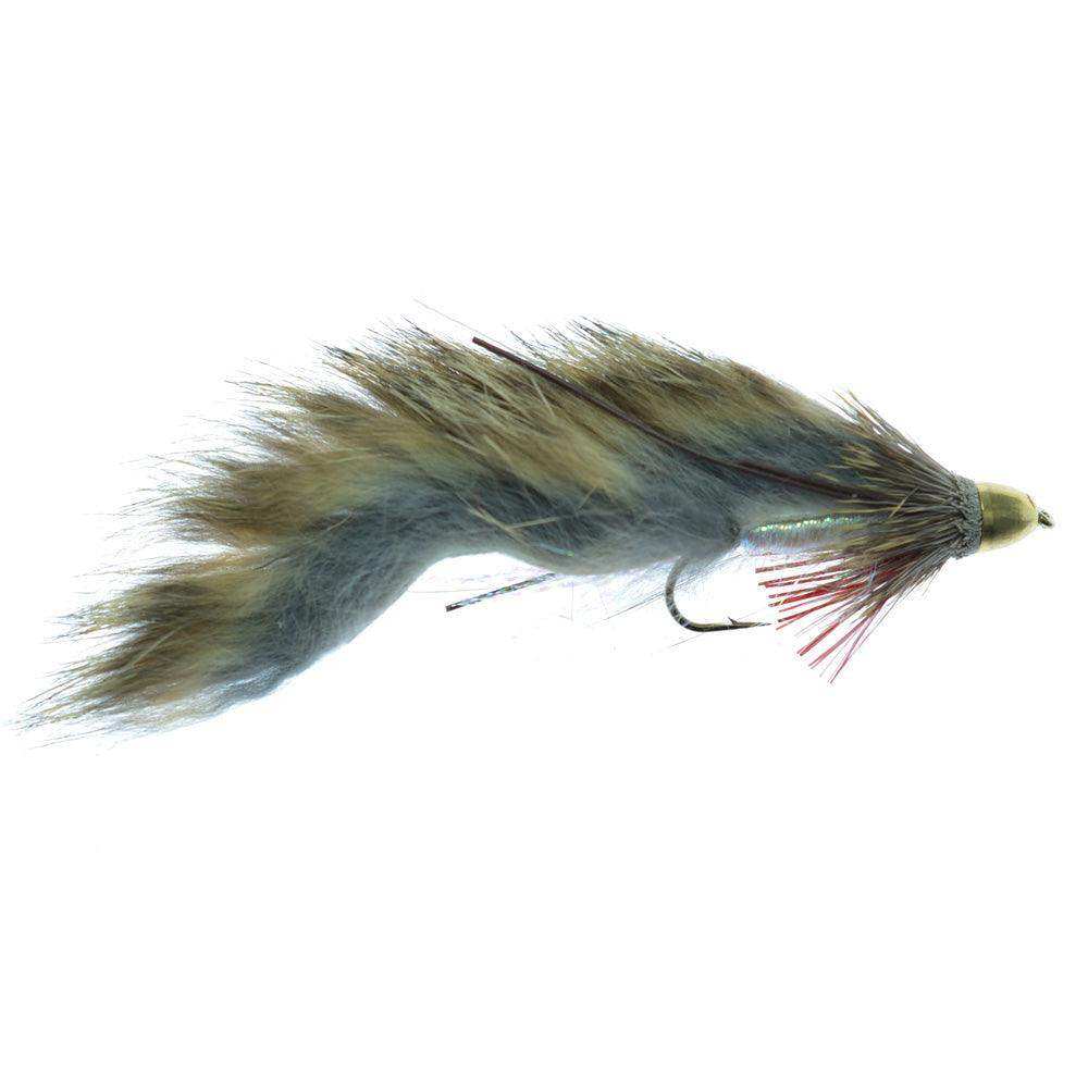 3 Pack ConeHead Zuddler Trout and Bass Streamer Fly -Lunchables - Natural - Hook Size 4 - Skoutley Outdoors LLC