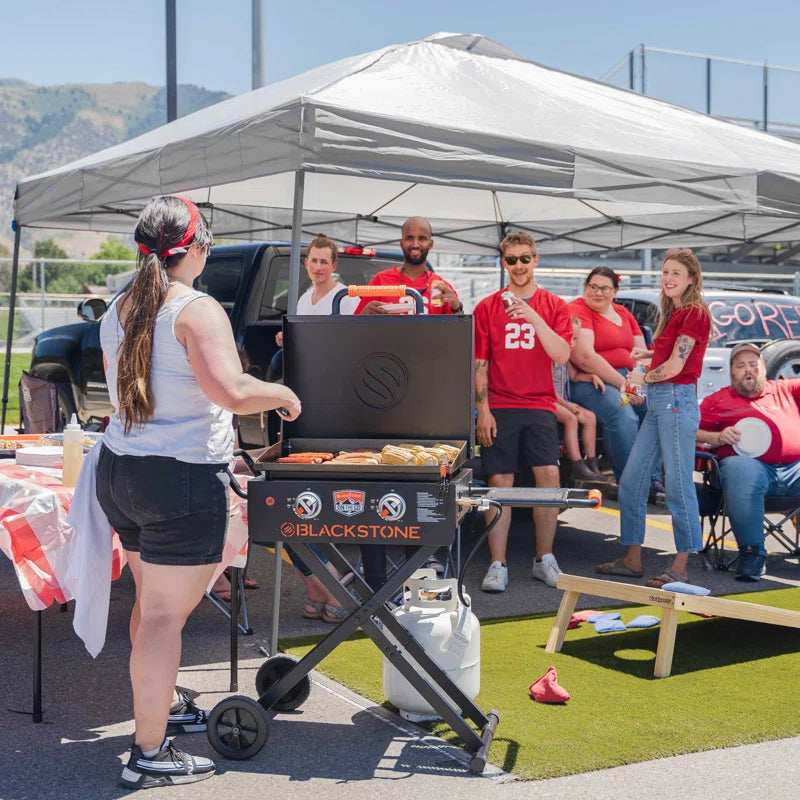 Blackstone - On the Go 22" Griddle W/ Hood and Flexfold Legs - Skoutley Outdoors LLC