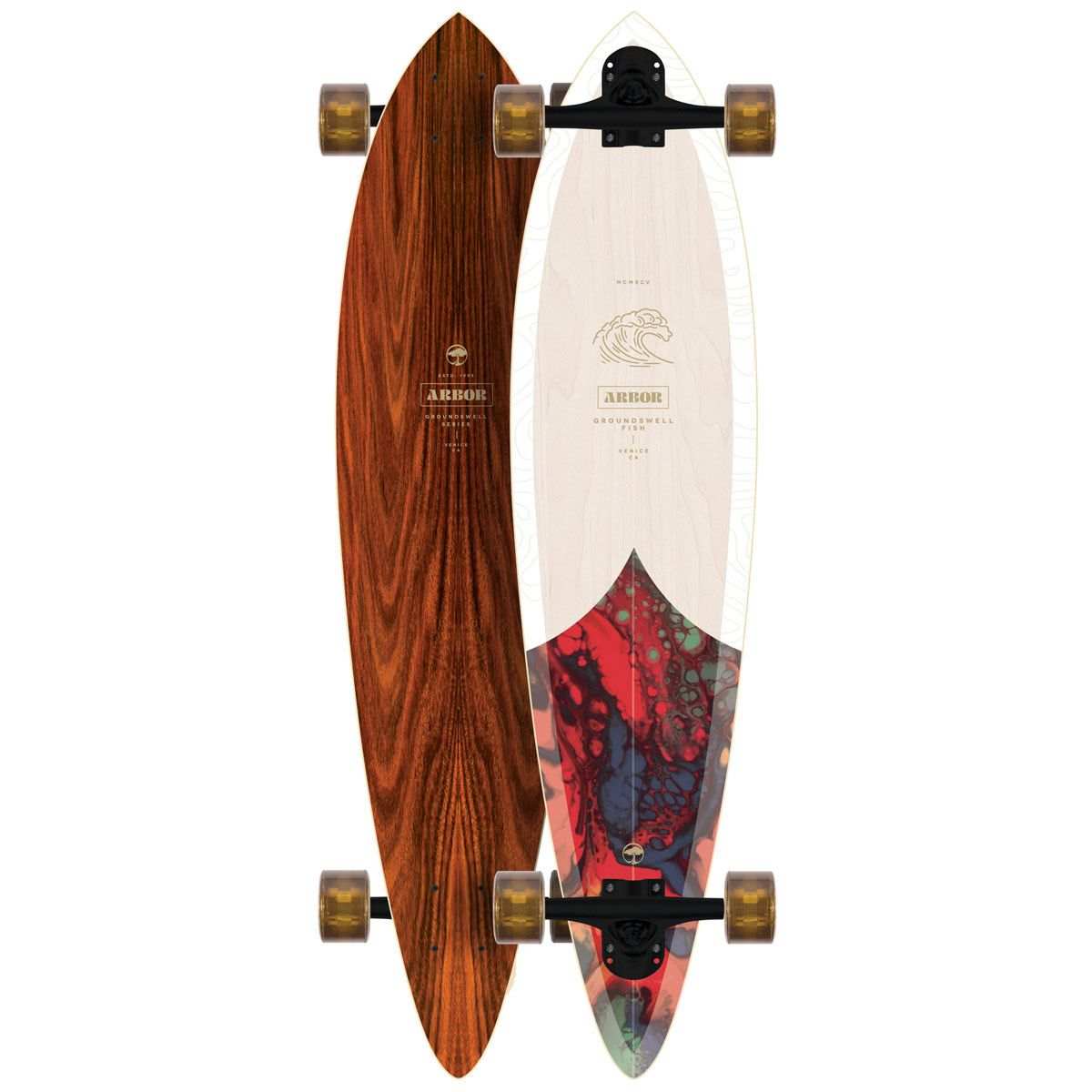 Arbor Fish Groundswell 37 Performance Complete Longboard - 8.375" - Skoutley Outdoors LLC