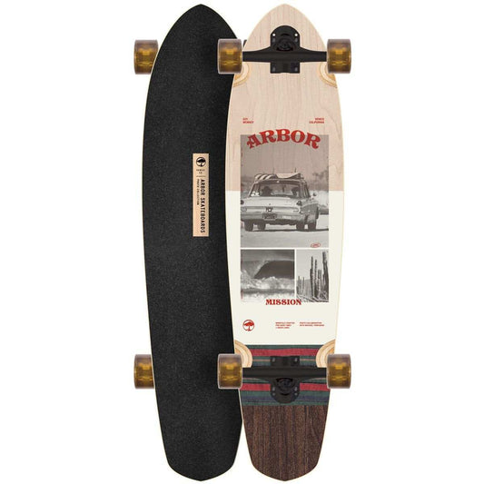 Arbor Mission Photo 35 Performance Complete Longboard - 8.625" - Skoutley Outdoors LLC