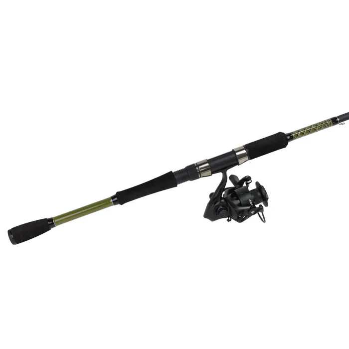 6'6" Medium Heavy Action Spinning Rod and Reel Package, 1 Piece Fiberglass/Graphite Spinning Rod |4000 Spinning Reel | FORTIS - Skoutley Outdoors LLC