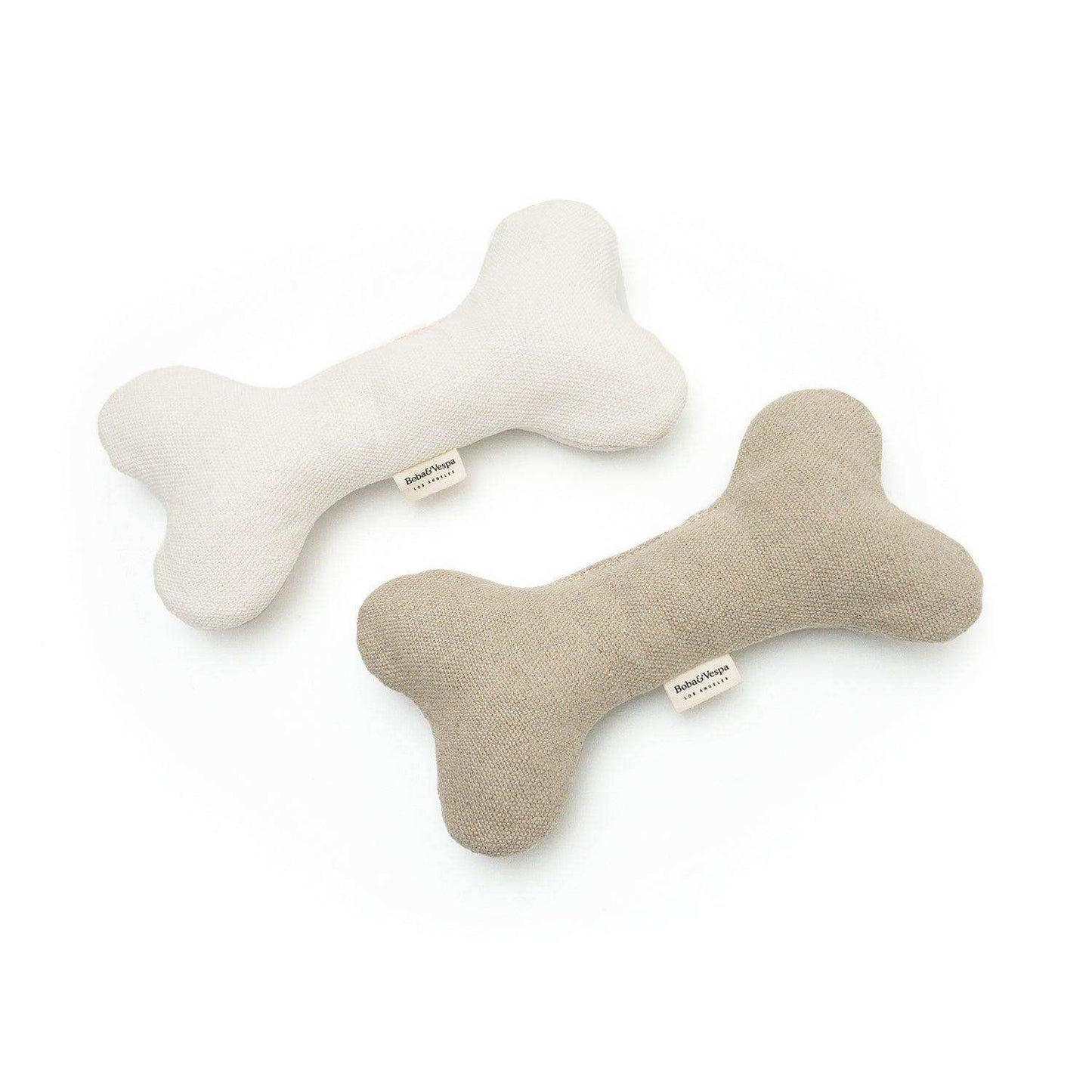 Plush Hemp Dog Bone Toy for Gentle Chewers | Soft & Squeaker Free - Skoutley Outdoors LLC