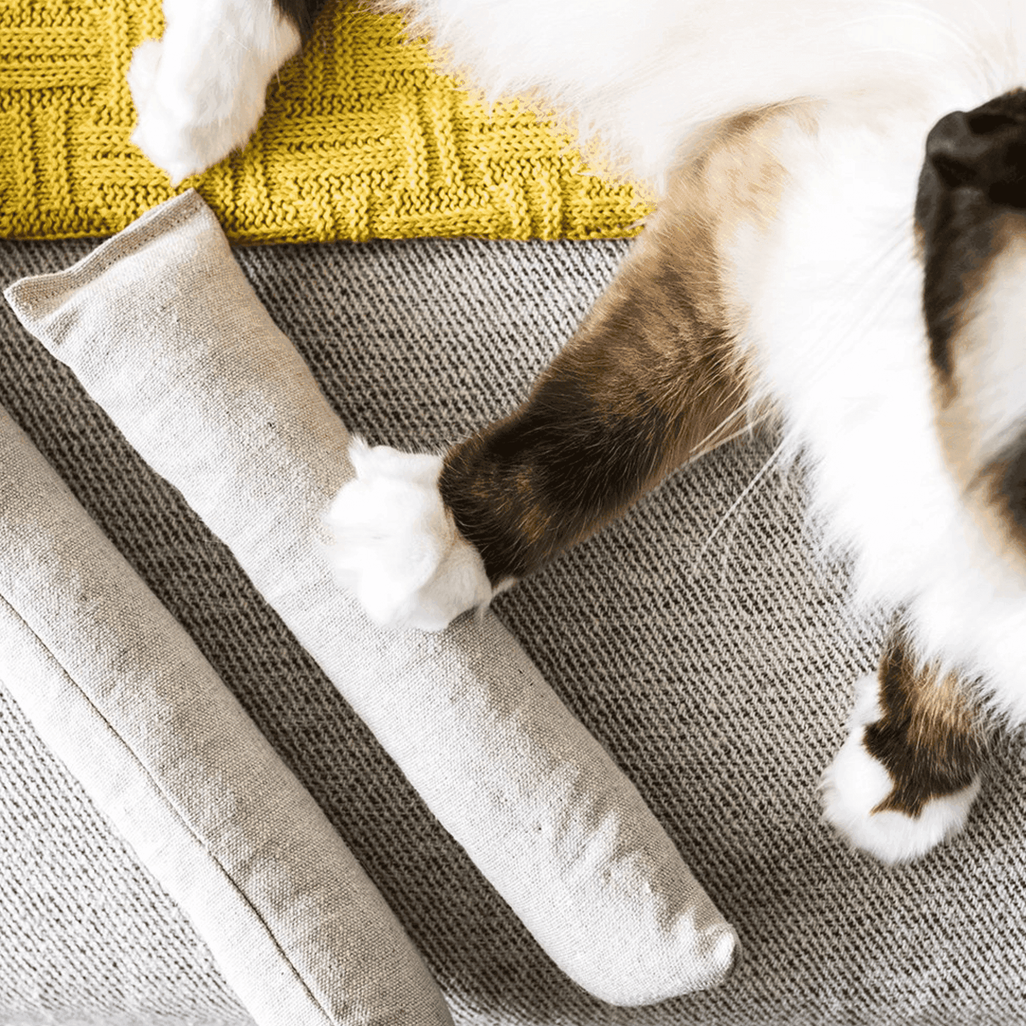 Cat Kicker Toy for Bunny Kicks in Hemp and Cotton with Organic Catnip - Skoutley Outdoors LLC