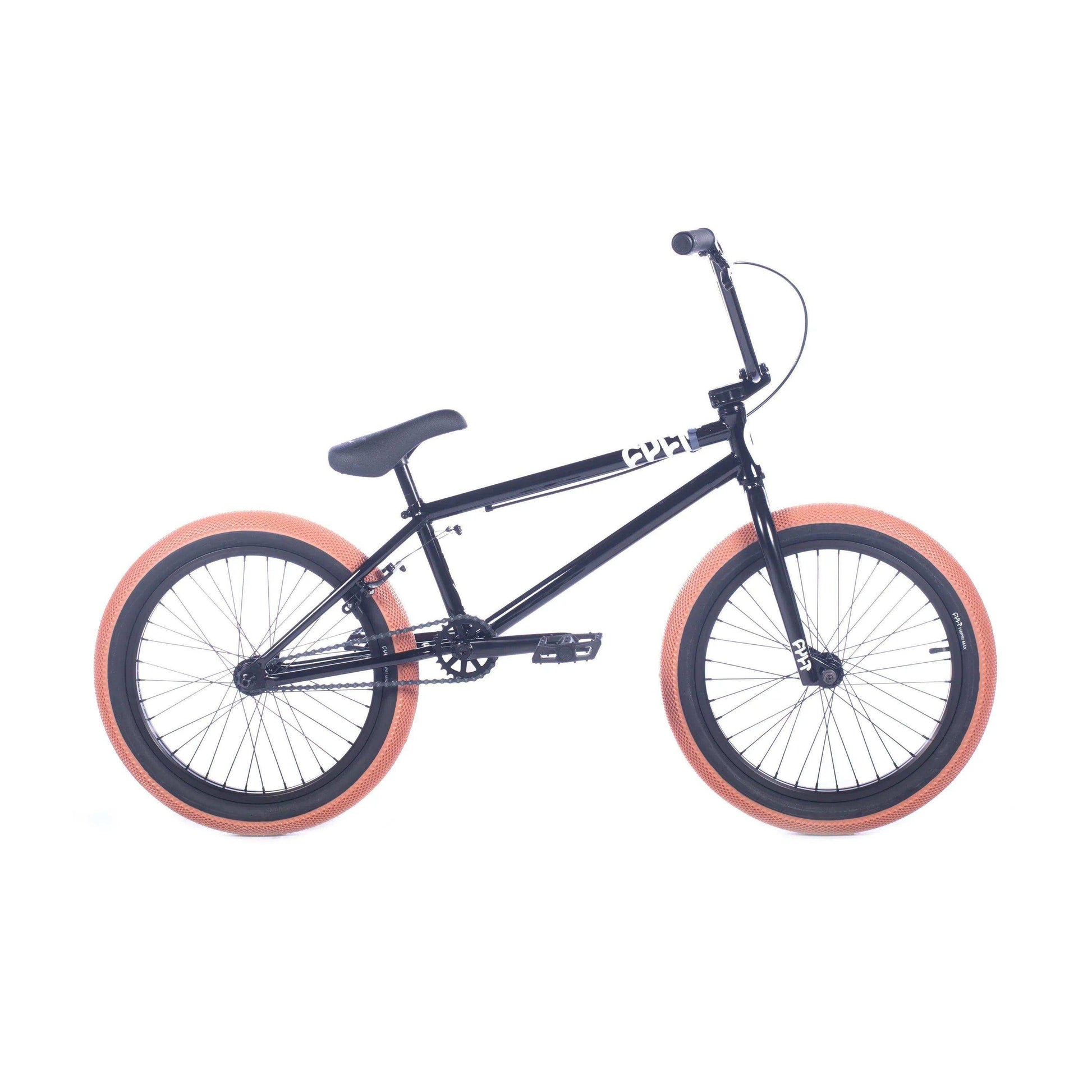 Cult Gateway 20.5″ Complete BMX Bike - Black/Gum Tires - Skoutley Outdoors LLC