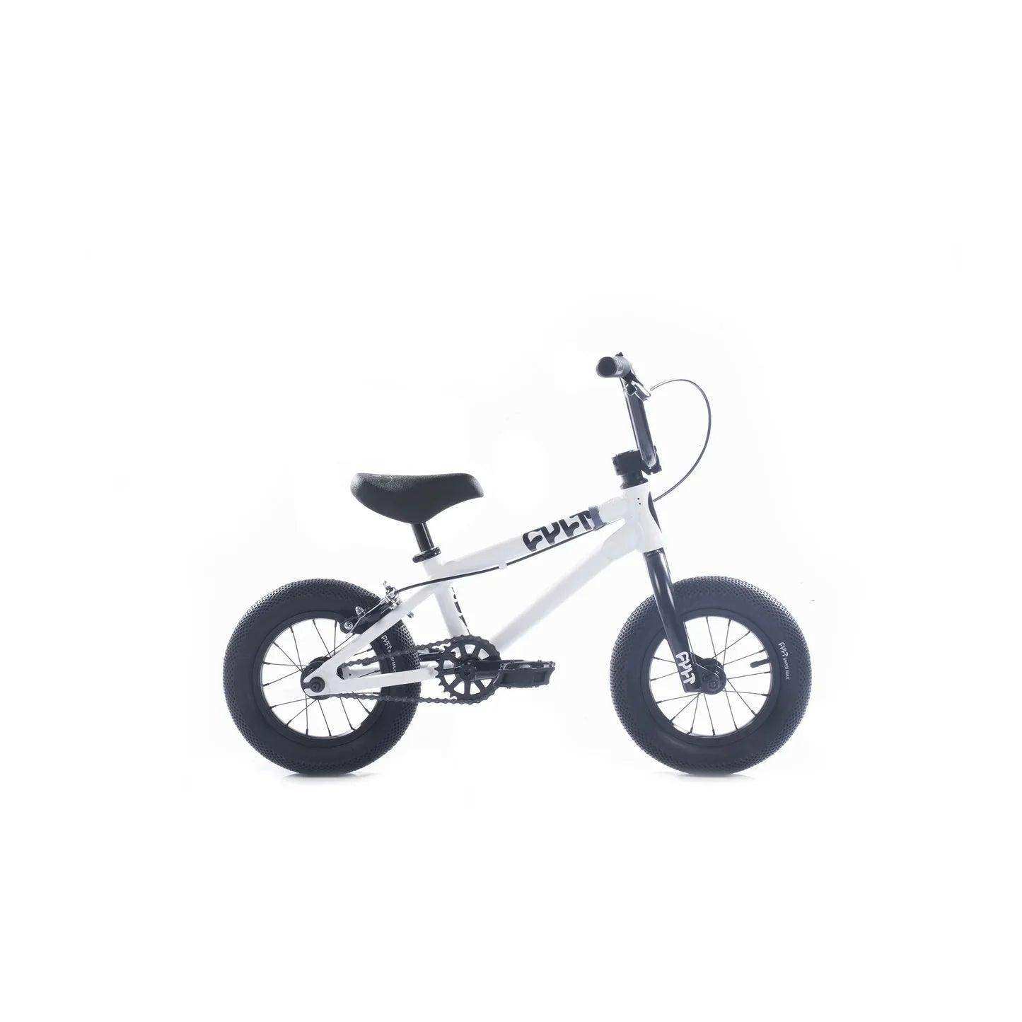 Cult 2025 Juvenile 12″ Complete BMX Bike - White - Skoutley Outdoors LLC