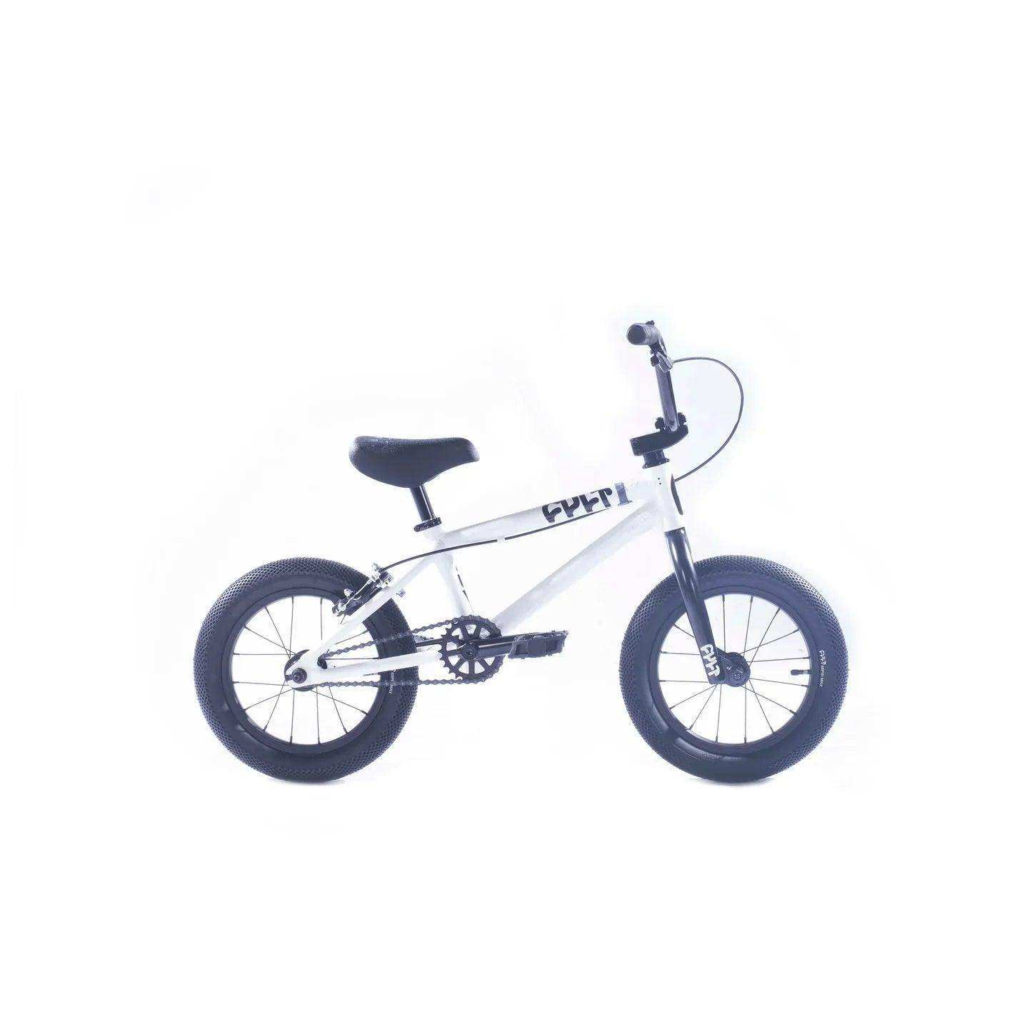 Cult 2025 Juvenile 14″ Complete BMX Bike - White - Skoutley Outdoors LLC