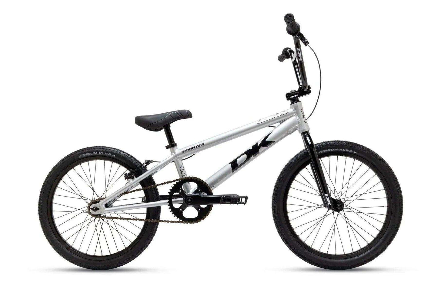 DK Sprinter XL 20″ Complete BMX Race Bike - Silver Flake - Skoutley Outdoors LLC