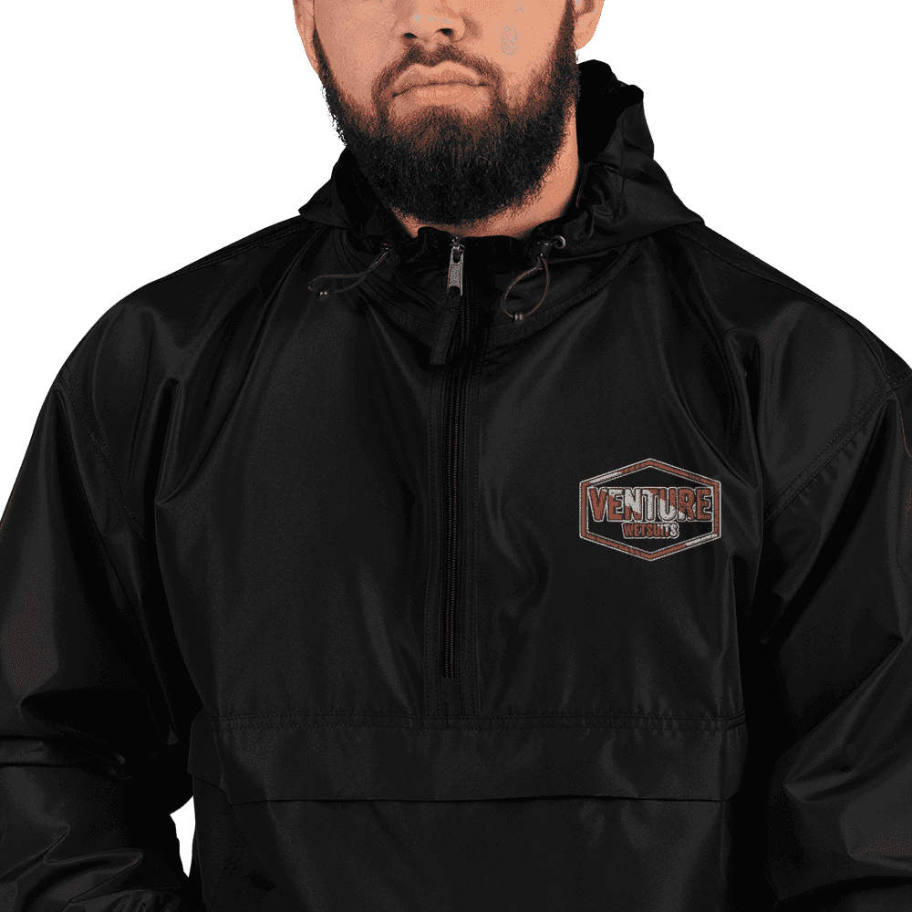 Venture Wetsuits Logo Packable Windbreaker - Skoutley Outdoors LLC