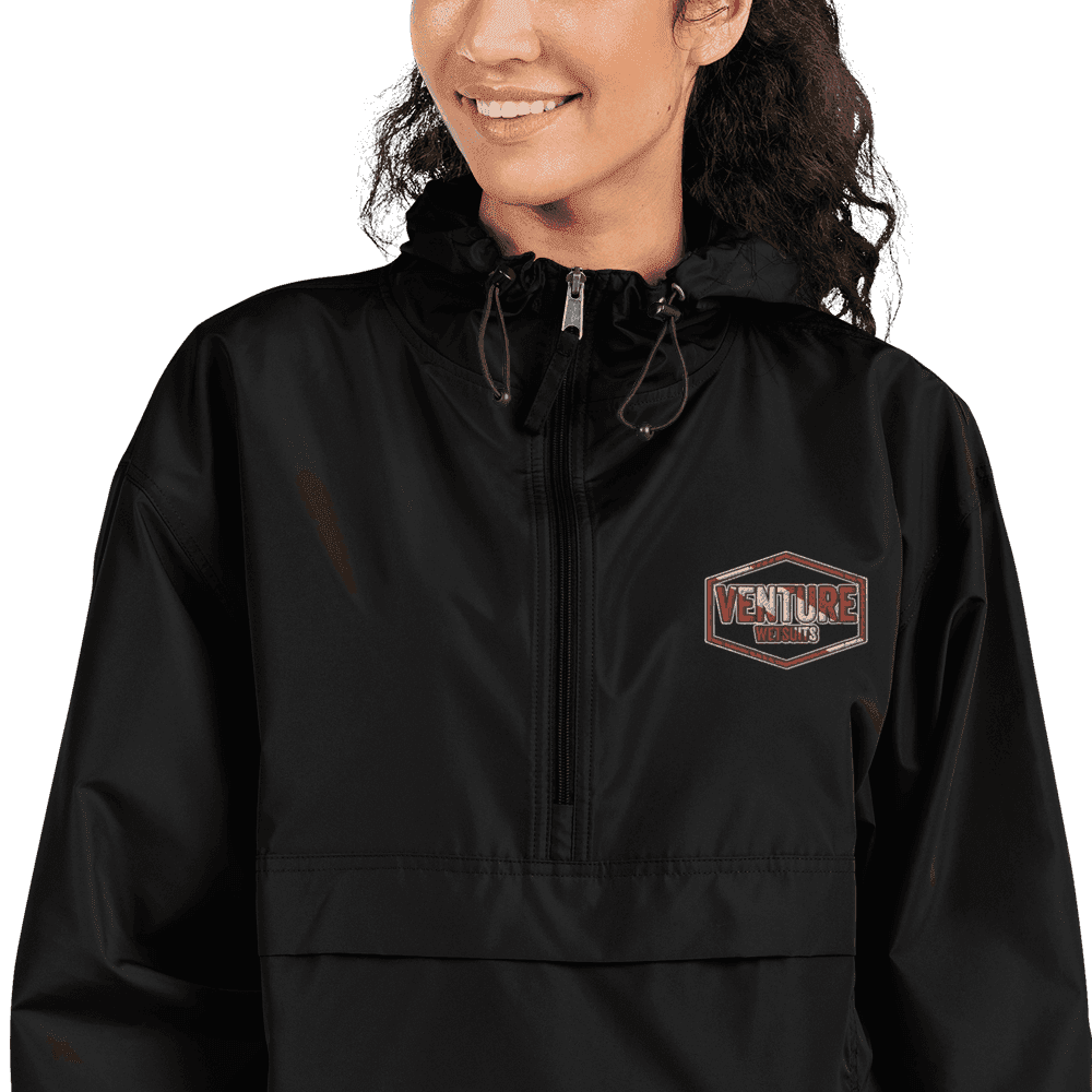 Venture Wetsuits Logo Packable Windbreaker - Skoutley Outdoors LLC