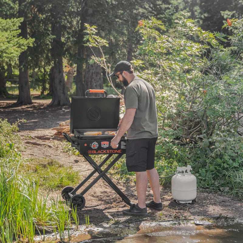 Blackstone - On the Go 22" Griddle W/ Hood and Flexfold Legs - Skoutley Outdoors LLC