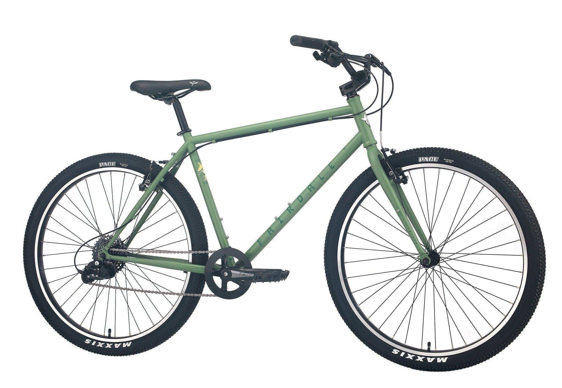 Fairdale Ridgemont 27.5″ Complete Cruiser Bike - Matte Sage Green - Skoutley Outdoors LLC