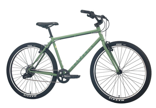 Fairdale Ridgemont 27.5″ Complete Cruiser Bike - Matte Sage Green - Skoutley Outdoors LLC