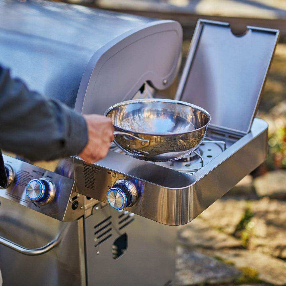 77352 | Full Stainless Propane Gas Grill - Skoutley Outdoors LLC