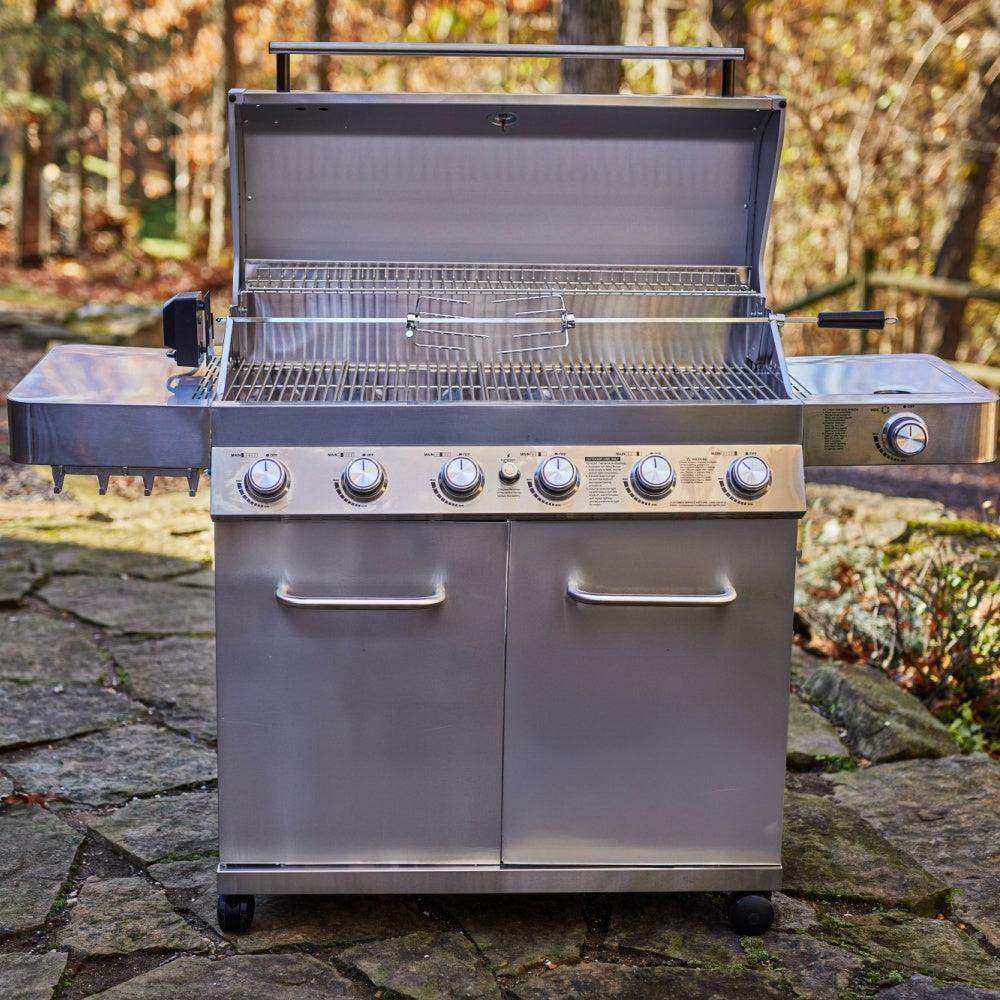 77352 | Full Stainless Propane Gas Grill - Skoutley Outdoors LLC