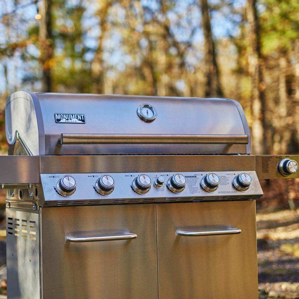 77352 | Full Stainless Propane Gas Grill - Skoutley Outdoors LLC